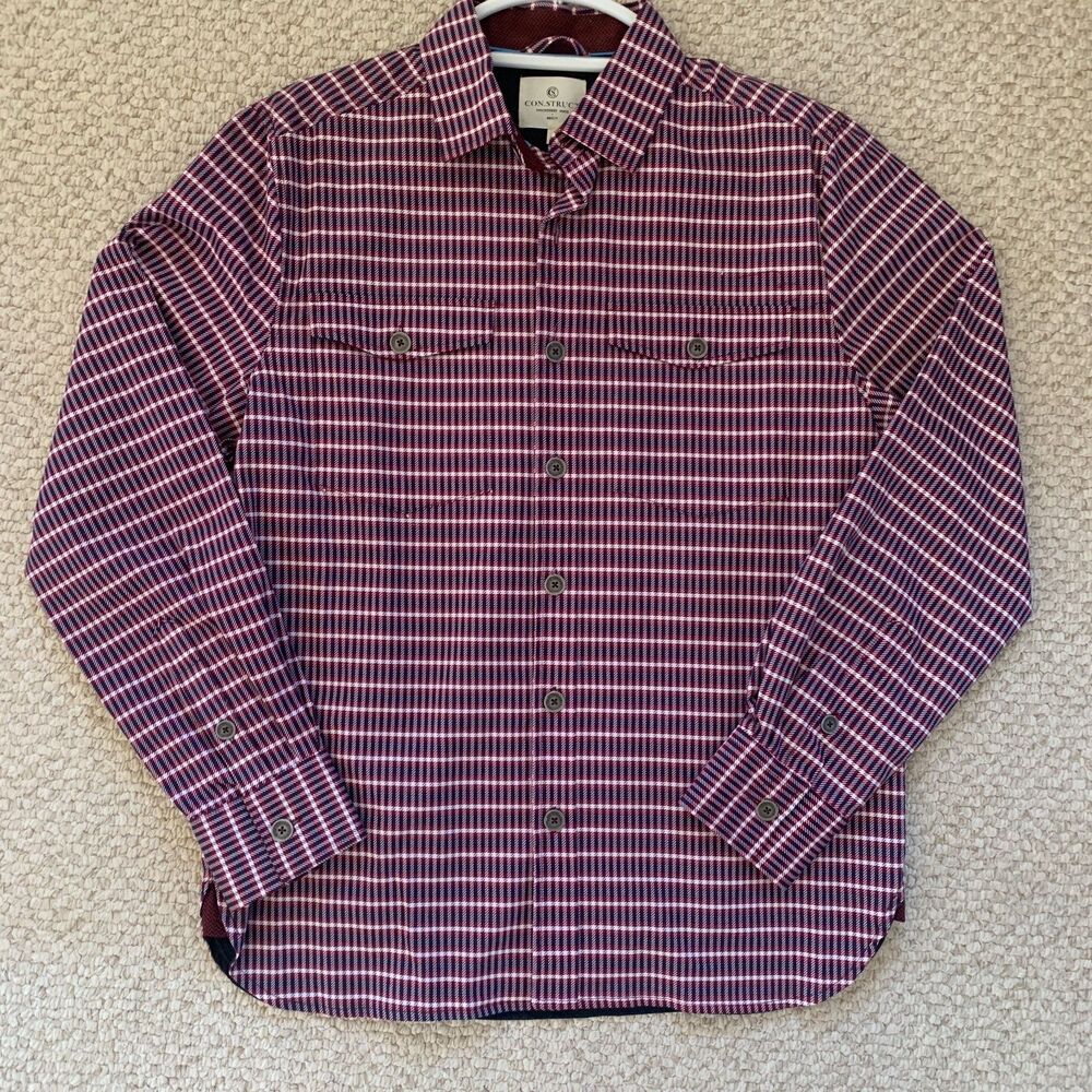 Construct Tricolor Shacket Rainproof Size M